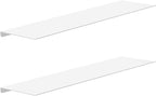MKO 20" Floating Shelves for Wall, Long Metal Wall Mounted Shelf for Bathroom by MKO