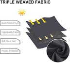 DWCN Dark Grey Blackout Curtains - Image 4