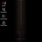 Diraysid Chocolate Brown Grommet Blackout Curtains - Image 3