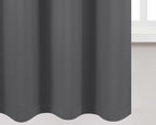 100% Blackout Curtains 40 x 63 Inch/Grey Curtains 2 Panels - Image 8