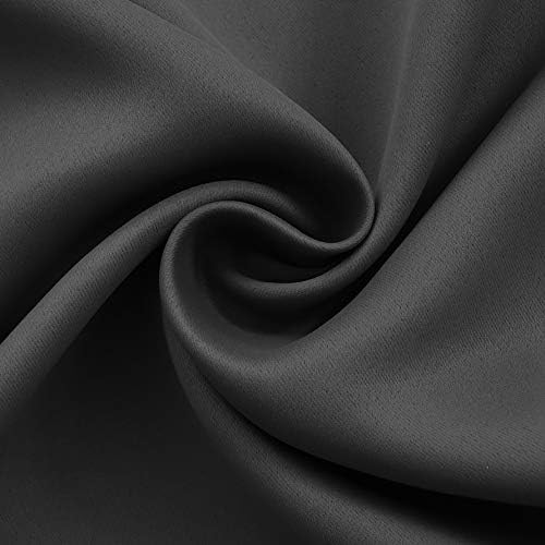 BGment Dark Grey Blackout Curtains 90 Inches Length - Image 6