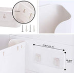 JDYOOMI Bedside Shelf Caddy Basket Pocket Organizer to Storage Remotes - Image 3