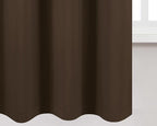 100% Blackout Curtains 40 x 63 Inch/Chocolate Brown Curtains 2 Panels - Image 9