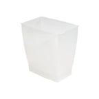 iDesign Small Plastic Bathroom Trash Can, by iDesign