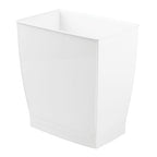 iDesign, Plastic Spa Rectangular Trash, Waste Basket Garbage Can by iDesign