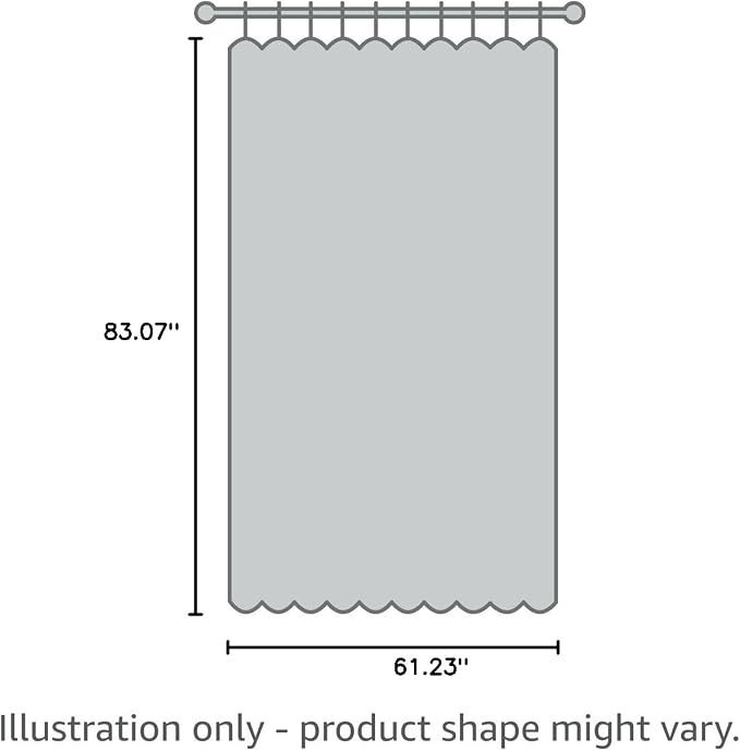 Yakamok Stone Blue Blackout Curtains 84 inches Long - Image 7