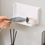 Small Floating Shelf for Wall, Wall Mounted Foldable Adhesive Shelf, Stick On - Image 7