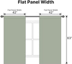 H.VERSAILTEX Blackout Curtains Thermal Insulated Window Treatment Panels Room - Image 7
