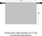 RYB HOME Cafe Blackout Curtains 24 inch Length - Image 7