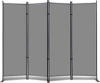 RANTILA 4 Panel Room Divider, 6 FT Folding Privacy Screen by RANTILA