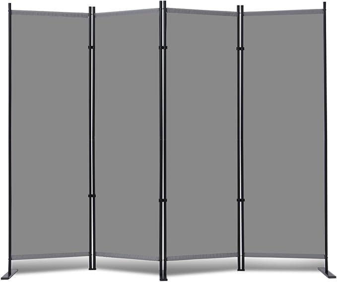 RANTILA 4 Panel Room Divider, 6 FT Folding Privacy Screen by RANTILA