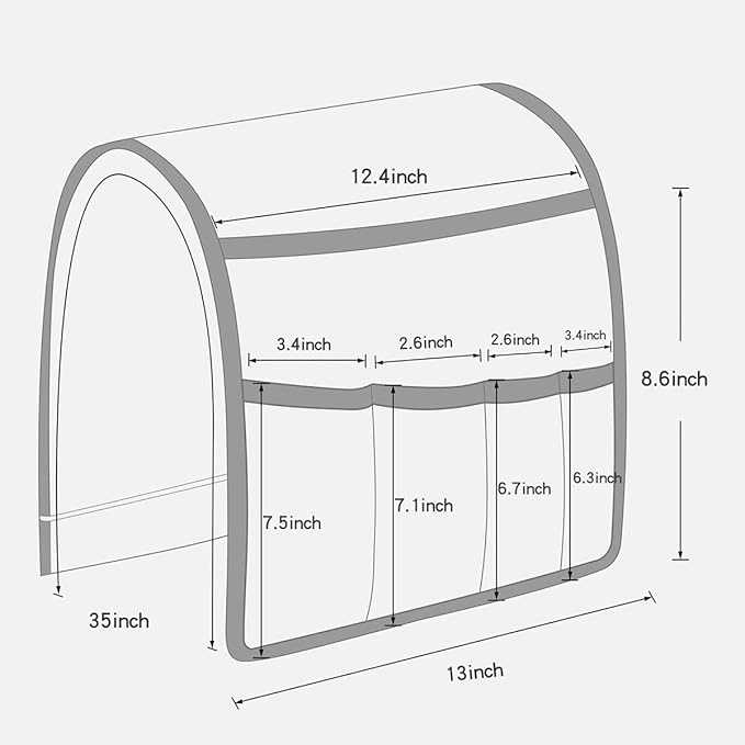 Remote Control Holders for Armchairs, Couch Caddy, Featuring Non-Slip Bases | 5 - Image 7