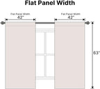 H.VERSAILTEX Blackout Curtains Thermal Insulated Window Treatment Panels Room - Image 6