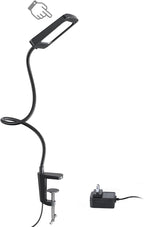 TROND LED Desk Lamp with Clamp, 6000K Daylight, Flexible Gooseneck on Light | by TRONDOfficial