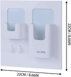 Bedside Shelf - Stick On Wall Mounted Bed Room, Office Adhesive Floating - Image 2