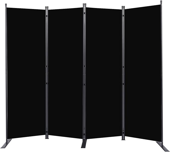 Room Divider 4 Panel-88''Wide, 6FT Room Dividers and Folding Privacy Screens | by HOMSCREENER