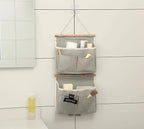 2 Pack Wall Organizer Hanging Basket Wall Storage Bag - Image 5