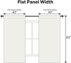 H.VERSAILTEX Blackout Curtains Thermal Insulated Window Treatment Panels Room - Image 6
