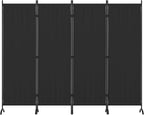 Room Divider 4 Panel Partition Room Dividers and Folding Privacy Screens - Image 9