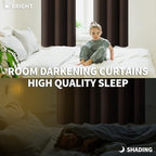 BGment Brown Blackout Curtains 48 Inches Long - Image 2