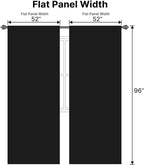 H.VERSAILTEX Blackout Curtains Thermal Insulated Window Treatment Panels Room - Image 7
