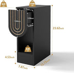 weselon Narrow Nightstand, Slim Bedside Table - Image 2