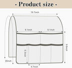 Couch Armrest Organizer Remote Control Holder Bedside Caddy - Image 2