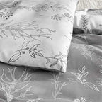 Bedsure Light Grey King Comforter Set - Image 6