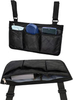 Bed Rails Bag with Cup Holder Phone Pouch 4 Pocket Storage Organizer Bag - Image 3