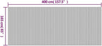 vidaXL White Bamboo Room Divider partition/Privacy/Water-/Office/Bedroom/Living - Image 9