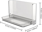 Small Floating Shelf for Wall, Wall Mounted Foldable Adhesive Shelf, Stick On - Image 3