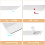 MKO 20" Floating Shelves for Wall, Long Metal Wall Mounted Shelf for Bathroom - Image 5