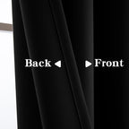 IGEMAEVE Blackout Curtains & Drapes Black Custom | Bedroom | Living room | Room - Image 4