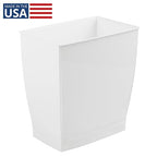 iDesign, Plastic Spa Rectangular Trash, Waste Basket Garbage Can - Image 2