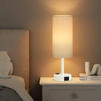 Matte White Bedside Table Lamp for Bedroom - Image 6