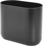 iDesign Small Slim Plastic Bathroom Trash Can - Image 11
