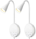 SANKEDOU LED Wall Mount Reading Light, Bedside Reading Lights by SANKEDOU
