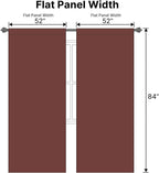 H.VERSAILTEX Blackout Curtains Thermal Insulated Window Treatment Panels Room - Image 7
