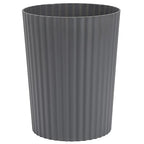 JiatuA Small Bathroom Trash Can Plastic Wastebasket Garbage Can Dark Grey | by JiatuA