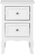 Bonnlo White Nightstand with 2 Drawers, Night Stands - Image 9
