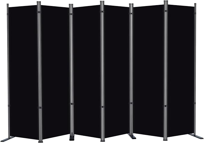 RANTILA 6 Panel Room Divider, 6 FT Folding Privacy Screen by RANTILA