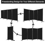 Room Divider Folding Privacy Screens, 6FT Tall Divider - Image 7
