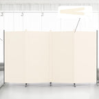 Kokorona 4 Panel Room Divider, 6FT Tall Folding Privacy Screen Wall Dividers by Kokorona