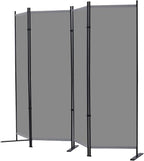 RANTILA 4 Panel Room Divider, 6 FT Folding Privacy Screen - Image 2