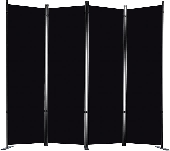 RANTILA 4 Panel Room Divider, 6 FT Folding Privacy Screen by RANTILA