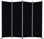 RANTILA 4 Panel Room Divider, 6 FT Folding Privacy Screen by RANTILA