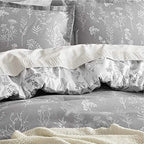 Bedsure Light Grey King Comforter Set - Image 5