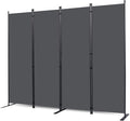 Room Divider, 4 Panel Folding Privacy Screens by CHOSENM
