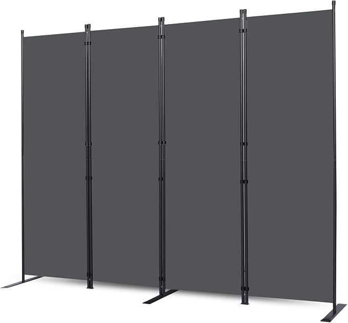 Room Divider, 4 Panel Folding Privacy Screens by CHOSENM