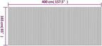 vidaXL Room Divider, Room Separator Screen, Room Partition - Image 3